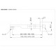 Кронштейн для верхнего душа 40 см Remer 348N40NO, черный матовый