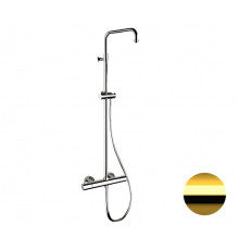 Душевая система термостатическая Remer Elegance EQ32ASSDDO, золото глянцевое