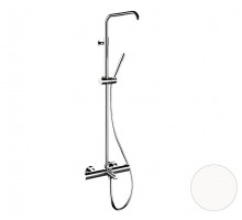 Душевая система термостатическая с изливом Remer Elegance EQ34A7MMSSOFBO, белый матовый