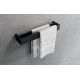 Полотенцедержатель двойной 45 см Novellini Frame R90AKFPS0245-H, цвет Matt Black