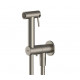 Гигиенический комплект с запорным вентилем Remer X Style INOX SS338M332ON, нержавеющая сталь