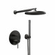 Душевая система Remer X Style X09S02OCFP, черный брашированный хром