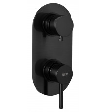 Смеситель для душа Remer X Style X92KBCFP, чёрный брашированный хром