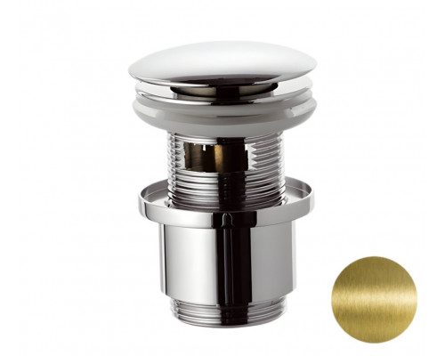 Донный клапан с переливом 1”1/4 Remer 905CC2114VO, латунь состаренная