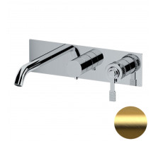 Смеситель для ванны Remer Atelier AL54D2BG, золото брашированное