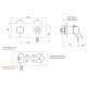 Смеситель для душа Remer Atelier AL93ZCFP, черный брашированный хром