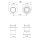 Смеситель для душа Remer Element ET92ZPWBXV, сталь