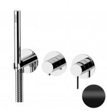 Смеситель для душа Remer Metrica MC97D2PNO, черный матовый