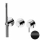 Смеситель для душа Remer Metrica MC97D2PNO, черный матовый