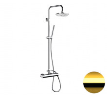 Душевая система Remer Minimal N37RX7MMM20DO, золото глянцевое