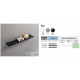 Полка 30 см Novellini Frame R90AKFME30-H, цвет Black Matt