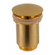 Донный клапан без перелива 1”1/4 Remer 904CC114BG, золото брашированное