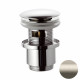 Донный клапан с переливом 1”1/4 Remer 905CC2114XV, сталь