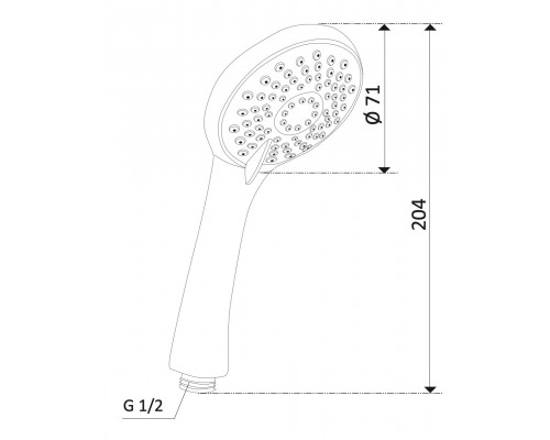 Ручной душ Mariani Trendy B00191TD00