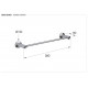 Полотенцедержатель 60 см Remer Minimal INOX Mi30INOXCR, нержавеющая сталь