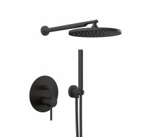 Душевая система Remer X Style X09S02ONO, черный матовый