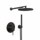 Душевая система Remer X Style X09S02ONO, черный матовый