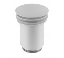 Донный клапан без перелива 1”1/4 Remer 904CC114BO, белый матовый