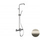 Душевая система термостатическая с изливом Remer Elegance EQ34A7MMSSOFXV, сталь