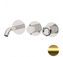 Смеситель для ванны Remer Element ET54D3PBG, золото брашированное