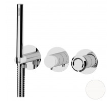 Смеситель для душа Remer Element ET97D2PBO, белый матовый