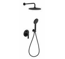 Душевая система Remer Energy EY09S02MD25NOVB, черный матовый