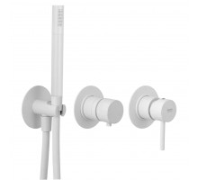 Смеситель для душа Remer X Style X97D3PBO, белый матовый