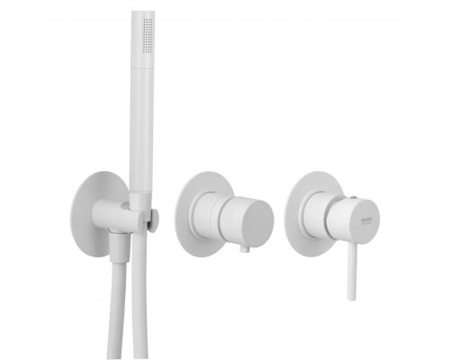 Смеситель для душа Remer X Style X97D3PBO, белый матовый