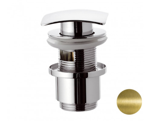 Донный клапан с переливом 1”1/4 Remer 905SCC114VO, латунь состаренная