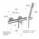 Смеситель термостатический для ванны Remer Elegance EQ02