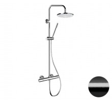 Душевая система термостатическая Remer Elegance EQ32X7MMM20CFP, черный брашированный хром