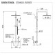 Душевая система термостатическая Remer Elegance EQ32X7MMM20CFP, черный брашированный хром