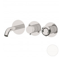 Смеситель для ванны Remer Element ET54D3PBO, белый матовый