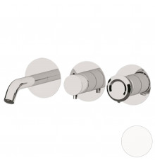 Смеситель для ванны Remer Element ET54D3PBO, белый матовый