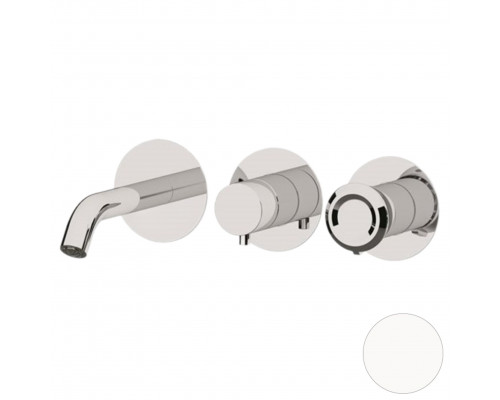Смеситель для ванны Remer Element ET54D3PBO, белый матовый