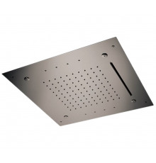 Верхний душ потолочный с подсветкой 50 см Remer INOX SS357RS50NC