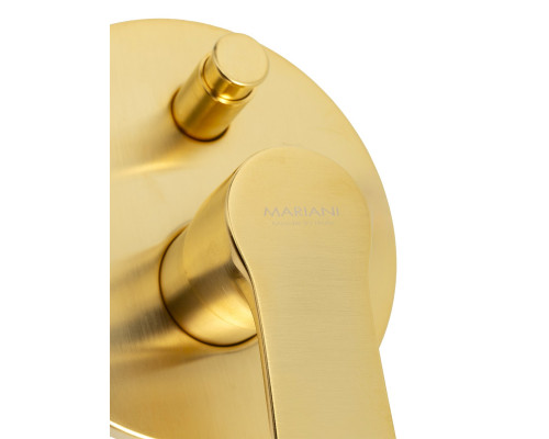 Смеситель для душа Mariani Kali B22173KL, золото брашированное