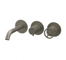 Смеситель для ванны Remer Chrono CH54D2PXV, сталь