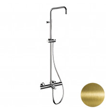 Душевая система термостатическая с изливом Remer Elegance EQ34ASSDVO, латунь состаренная