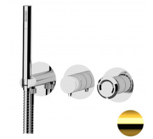 Смеситель для душа Remer Element ET97D2PDO, золото глянцевое