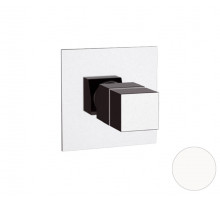 Смеситель термостатический для душа Remer Q-Elegance QT30BO, белый матовый