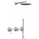 Душевая система Remer X Style X96S02OBO, белый матовый