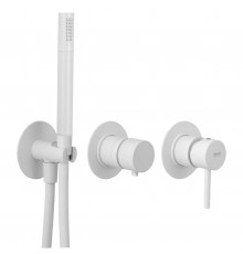 Смеситель для душа Remer X Style X97D2PBO, белый матовый