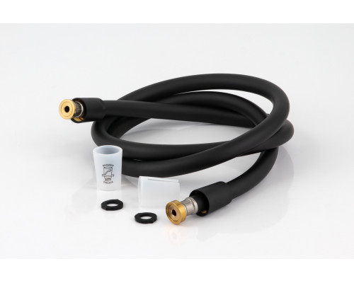 Шланг для душа ПВХ 150 см Remer 332CN2G150NO, черный матовый