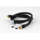 Шланг для душа ПВХ 150 см Remer 332CN2G150NO, черный матовый