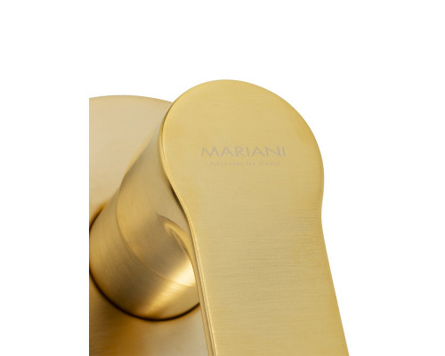 Смеситель для душа Mariani Kali B22179KL, золото брашированное