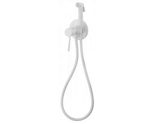 Гигиенический душ со смесителем Remer Minimal N65BO, белый матовый