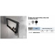 Полка с крючком 60x40 см Novellini Frame R90AKFPO4070-H, цвет Black Matt