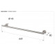 Полотенцедержатель 66 см Remer INOX SSXI30, нержавеющая сталь