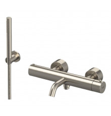 Смеситель термостатический для ванны Remer X Style INOX SSXT02, нержавеющая сталь